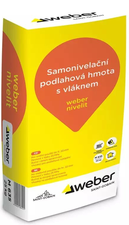 Webernivelit samonivelační podlahová hmota.